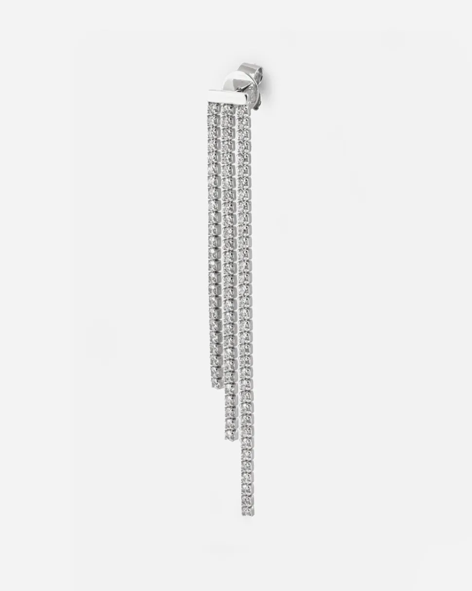 ORECCHINO PENDENTE NIAGARA IN ARGENTO CON BRILLANTI