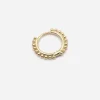 ORECCHINO PIERCING ETNICO MEDIO PLACCATO ORO