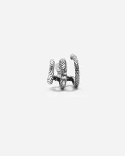 ORECCHINO SERPENTE SNAKE SPIRAL IN ARGENTO